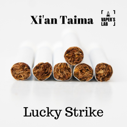 Фото, Видео, Аромки для самозамеса Xi'an Taima "Lucky Strike" (Сигареты Лаки Страйк) 