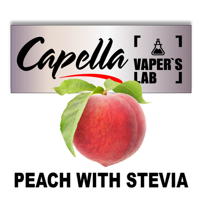 Фото на аромку Capella Peach with Stevia Персик со стевией