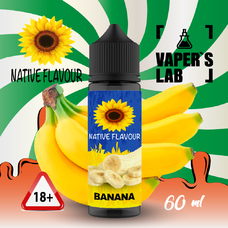 Купити жижу Native Flavour Banana 60 ml