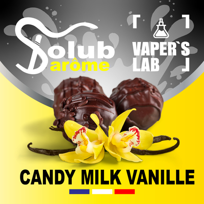 Фото, Видео, Аромки для вейпов Solub Arome "Candy milk vanille" (Молочная конфета с ванилью) 