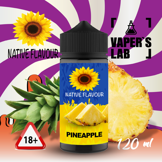 Отзывы  купить жижу для вейпа без никотина native flavour pineapple 120 ml