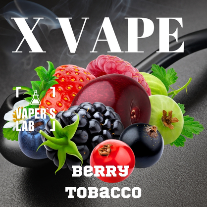 Фото, Видео на жижу на солевом никотине XVape Salt "Berry Tobacco" 30 ml