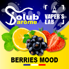 Аромки для вейпа Solub Arome Berries Mood Лимон смородина клубника и мята