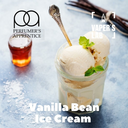 Фото, Видео, Натуральные ароматизаторы для вейпов TPA "Vanilla Bean Ice Cream" (Ванильное мороженое) 