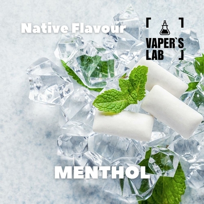 Фото, Відеоогляди на Преміум ароматизатори для електронних сигарет Native Flavour "Menthol" 30мл 