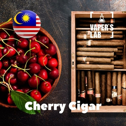 Фото на Ароматизатор для вейпа Malaysia flavors Cherry Cigar