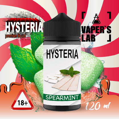 Фото жижа для вейпа без никотина купить hysteria spearmint 100 ml