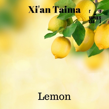 Фото, Видео, Купить ароматизатор Xi'an Taima "Lemon" (Лимон) 