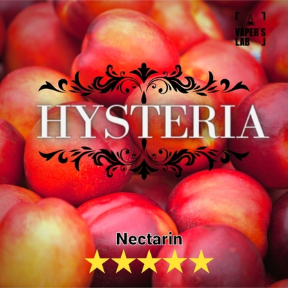 Фото купити заправку для електронної сигарети hysteria nectarine 30 ml