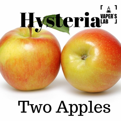 Фото, Видео на Жидкости для вейпов Hysteria Two Apples 100 ml