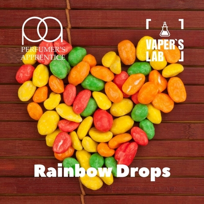 Фото, Видео, Основы и аромки TPA "Rainbow Drops" (Кисло-сладкое драже) 