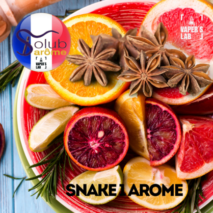 Фото, Видео, Аромки для вейпов Solub Arome "SNAKE 1 AROME" (Клубника лимон грейпфрут и анис) 