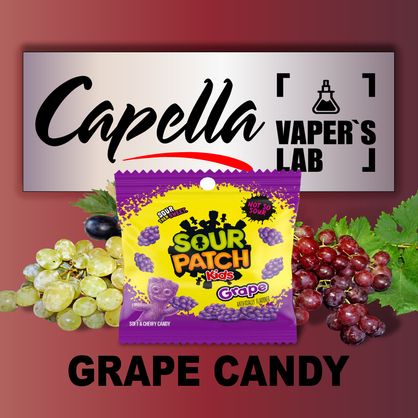 Фото на Ароматизатор Capella Grape Candy Виноградна цукерка