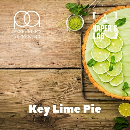 Фото, Видео, Премиум ароматизатор для электронных сигарет TPA "Key Lime Pie" (Лаймовый пирог) 