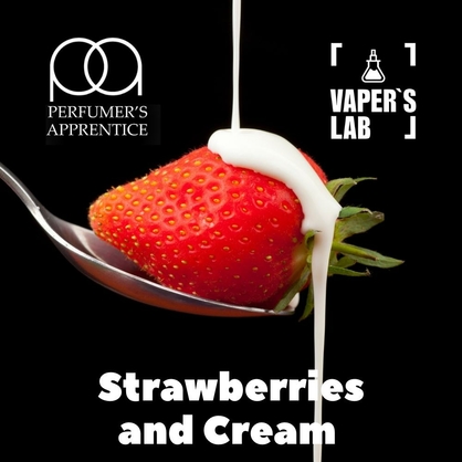 Фото, Відеоогляди на Кращі смаки для самозамісу TPA "Strawberries and Cream" (Полуниця з кремом) 