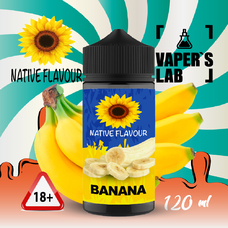 Жидкость для электронных сигарет с никотином Native Flavour Banana