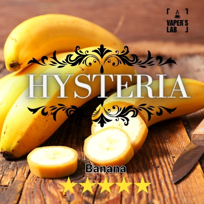 Фото, Відео на Жижи для вейпа україна Hysteria Banana 30 ml