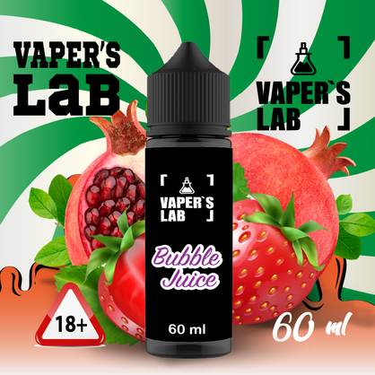 Фото, Видео на Жидкости для вейпов Vapers Lab Bubble juice 60 ml