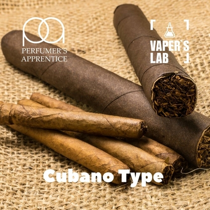 Фото, Видео, Аромки для вейпа TPA "Cubano Type" (Кубинский табак) 