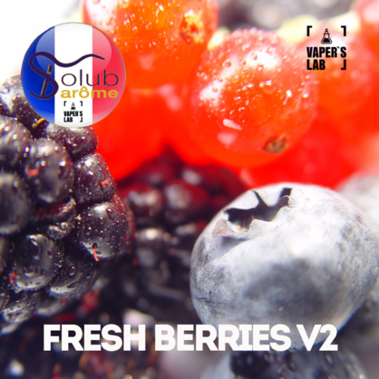 Фото, Видео, Лучшие вкусы для самозамеса Solub Arome "Fresh Berries v2" (Черника смородина мята ментол) 