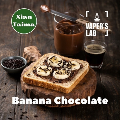 Фото, Відеоогляди на Аромки для вейпа Xi'an Taima "Banana Chocolate" (Банан з шоколадом) 