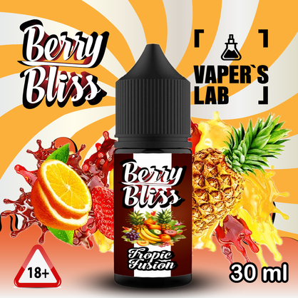 Фото сольова жижа для пода berry bliss tropic fusion 30 мл