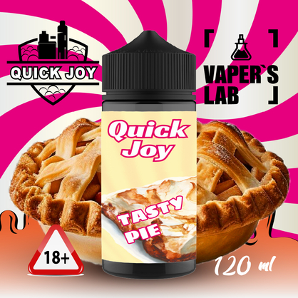 Фото, Відео на рідини для вейпа Quick Joy Tasty pie 120ml