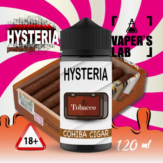 Відгуки  жижа для вейпа 30 грн hysteria cohiba cigar 100 ml