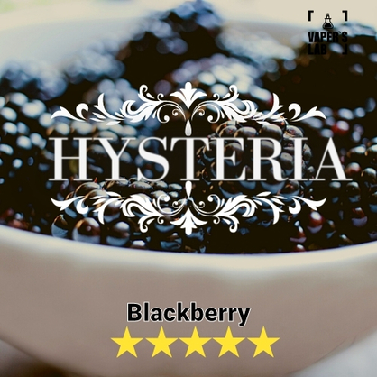 Фото заправка для вейпа з нікотином hysteria blackberry 30 ml