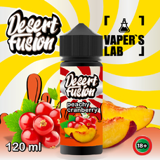 Рідини для електронних сигарет Dessert Fusion Peachy Cranberry 120 ml