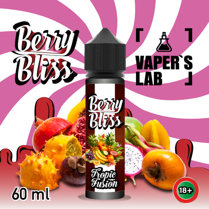 Фото жидкости для вейпа berry bliss tropic fusion (тропические фрукты)