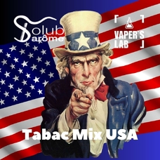 Пищевой ароматизатор для вейпа Solub Arome Tabac Mix USA Американский табак