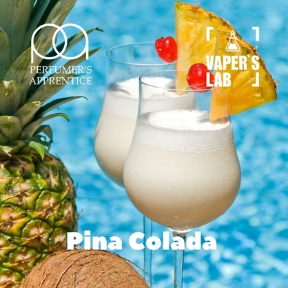 Фото, Видео, Ароматизатор для жижи TPA "Pina Colada" (Пина Колада) 