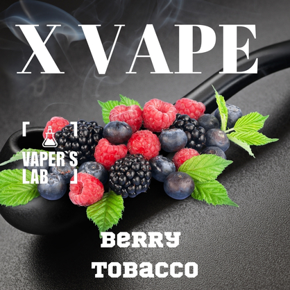 Фото, Видео на жижу на солевом никотине XVape Salt "Berry Tobacco" 30 ml