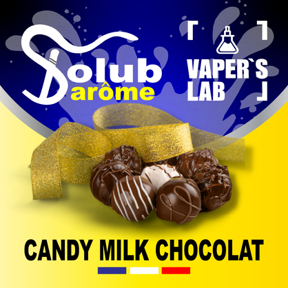 Фото, Відеоогляди на Компоненти для самозамісу Solub Arome "Candy milk chocolat" (Цукерка з молочним шоколадом) 