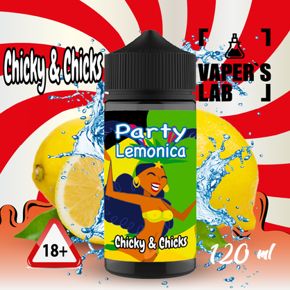 Фото купить жидкость chicky party lemonika 120 мл