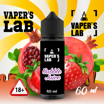 Фото, Видео на Жидкости для вейпов Vapers Lab Bubble juice 60 ml