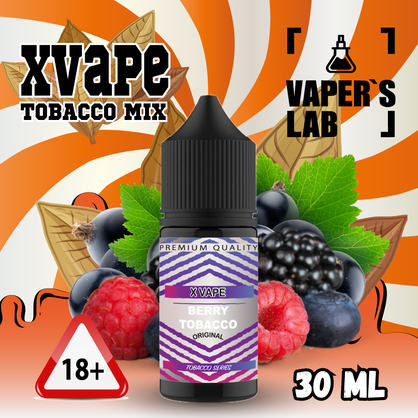 Фото, Відеоогляди Рідина Salt XVape Salt Berry Tobacco 30 ml