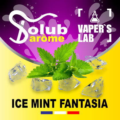 Фото, Видео, Ароматизатор для самозамеса Solub Arome "Ice mint fantasia" (Мята ментол и куллер) 