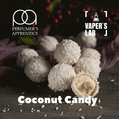 Фото, Видео, Аромки для вейпов TPA "Coconut Candy" (Кокосовые конфеты) 