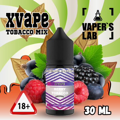 Фото, Відеоогляди Рідина Salt XVape Salt Berry Tobacco 30 ml