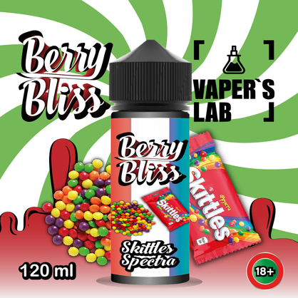 Фото рідини для вейпа berry bliss skittles spectra 120 мл (цукерки скітлс)