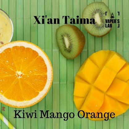 Фото, Видео, Аромки для самозамеса Xi'an Taima "Kiwi Mango Orange" (Киви манго апельсин) 