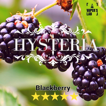 Фото купить заправку для вейпа без никотина hysteria blackberry 60 ml