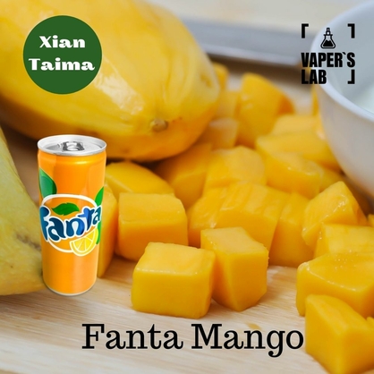 Фото, Видео, Ароматизаторы для вейпа купить украина Xi'an Taima "Fanta Mango" (Фанта манго) 