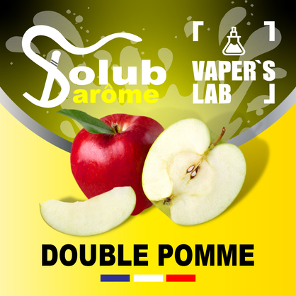 Фото, Видео, Ароматизаторы для жидкости вейпов Solub Arome "Double pomme" (Красное и зеленое яблоко) 