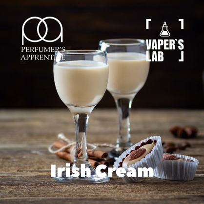 Фото, Видео, Пищевой ароматизатор для вейпа TPA "Irish Cream" (Ирландский крем) 