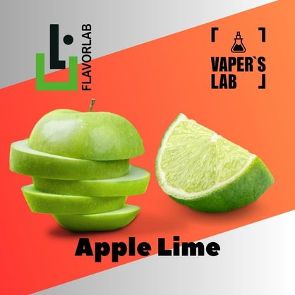 Фото на Ароматизатор для вейпа Flavor Lab Apple Lime 10 мл