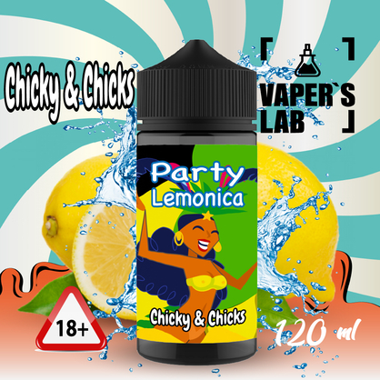 Фото купить жидкость chicky party lemonika 120 мл