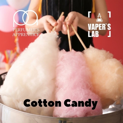 Фото, Відеоогляди на ароматизатор для самозамісу TPA "Cotton Candy" (Солодка вата) 